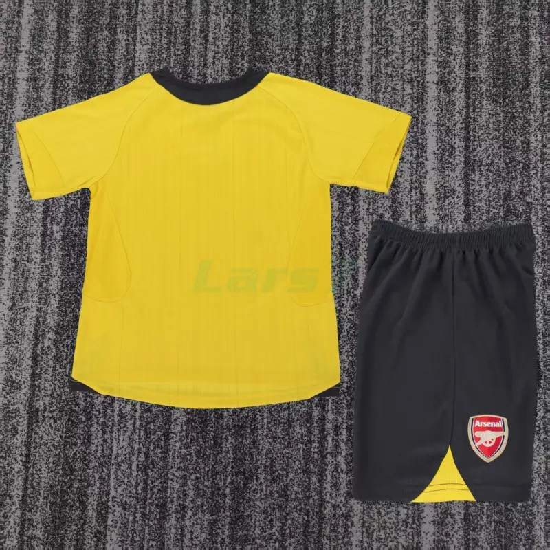 Camiseta Arsenal 2ª Equipación Retro 2005/06 Amarillo Niño Kit