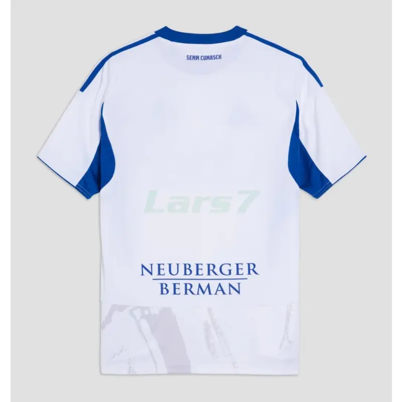 Camiseta Como 1907 2ª Equipación 2025/2026 Blanco/Azul