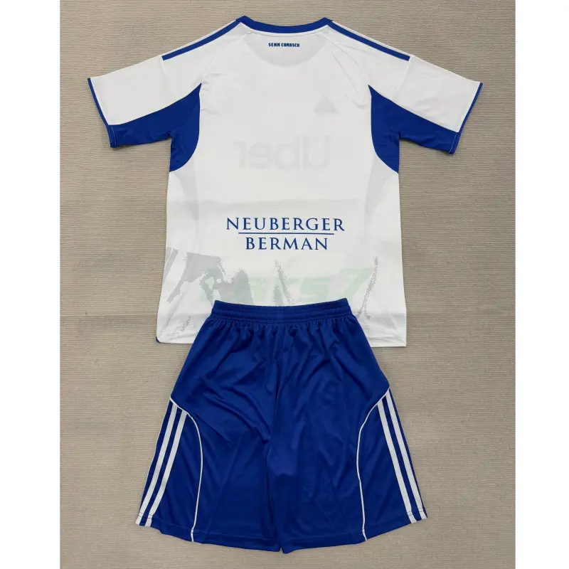 Camiseta Como 1907 2ª Equipación 2025/2026 Blanco/Azul