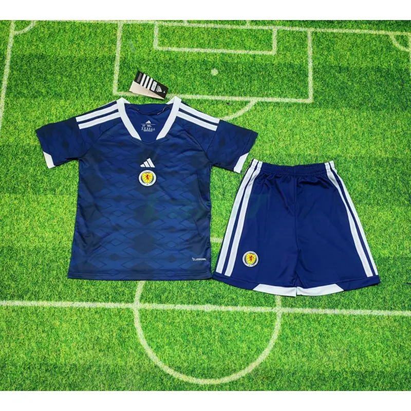 Camiseta Escocia 1ª Equipación Mundial 2026 Azul Niño Kit
