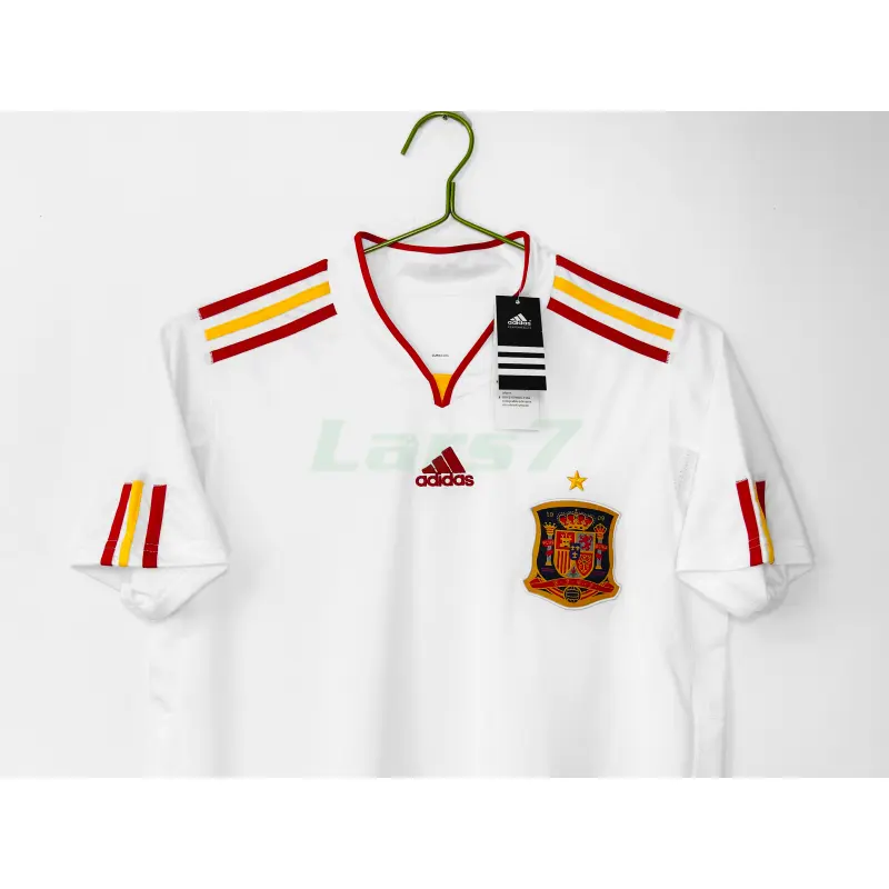 Camiseta España 2ª Equipación Retro 2011/12 Blanco
