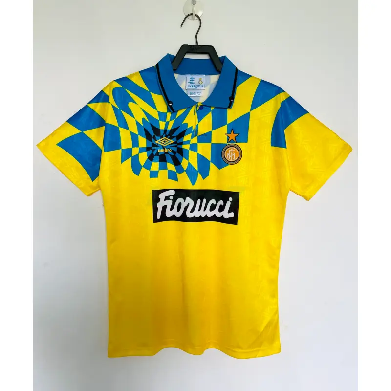Camiseta Inter de Milan 3ª Equipación Retro 1992/94 Amarillo