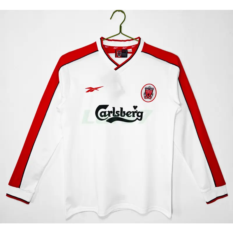 Camiseta Liverpool 2ª Equipación Retro 1998 ML Blanco