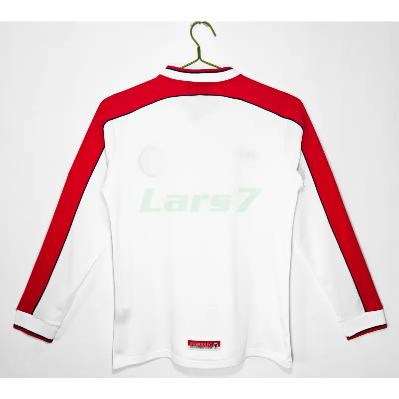 Camiseta Liverpool 2ª Equipación Retro 1998 ML Blanco