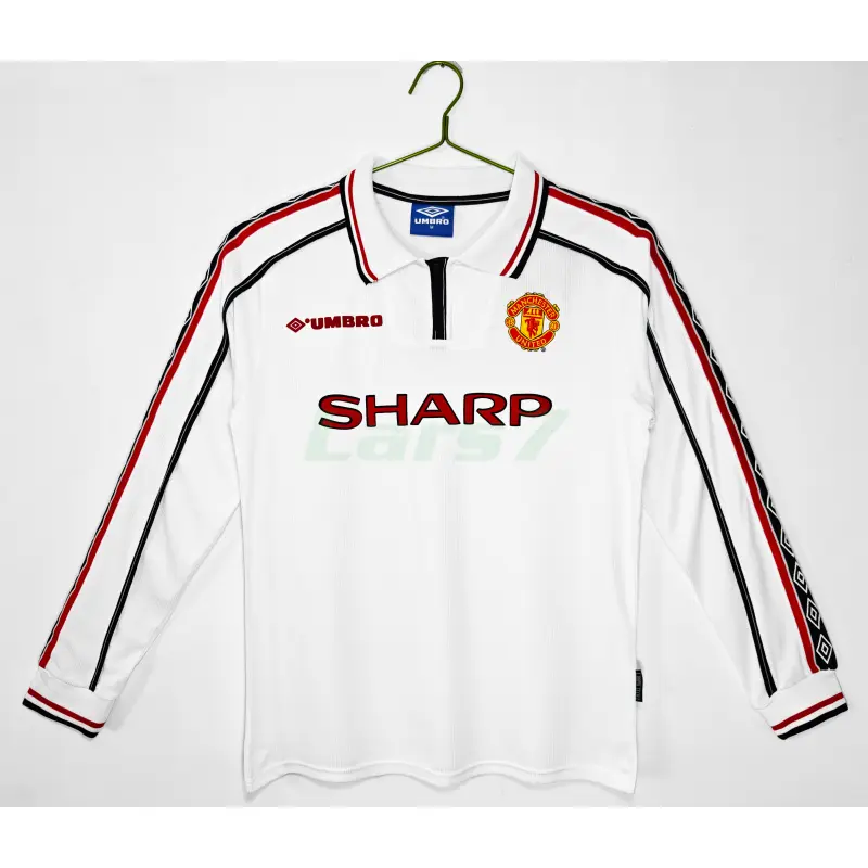 Camiseta Manchester United Retro 1998/99 ML Blanco