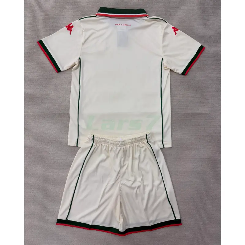 Camiseta OCG Nice 2ª Equipación 2025/2026 Blanco Niño Kit