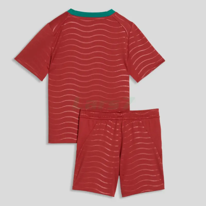 Camiseta Portugal 1ª Equipación Mundial 2026 Rojo Niño Kit