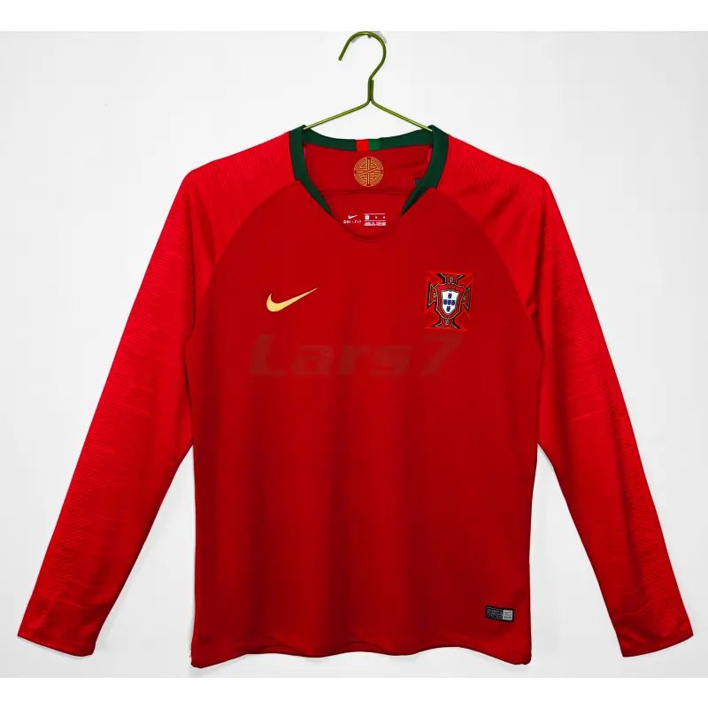 Camiseta Portugal 1ª Equipación Retro 2018 ML Rojo
