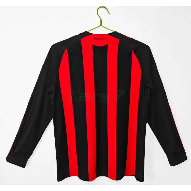 Camiseta AC Milan 1ª Equipación Retro 2008/09 ML Rojo/Negro