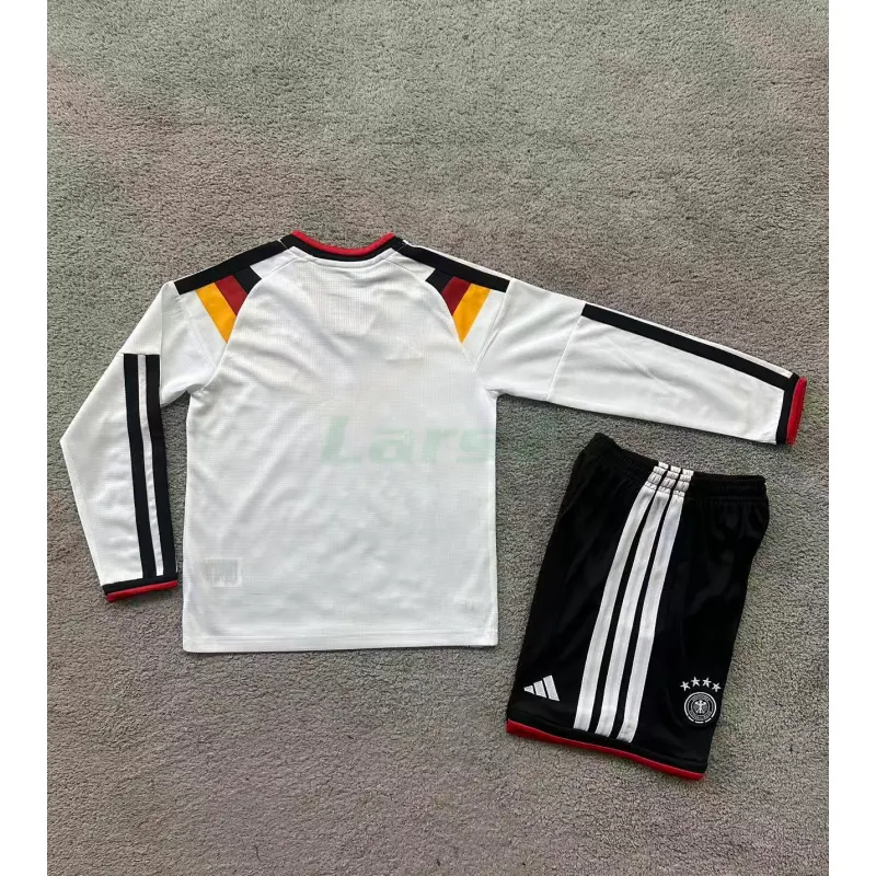 Camiseta Alemania 1ª Equipación Mundial 2026 ML Blanco Niño Kit