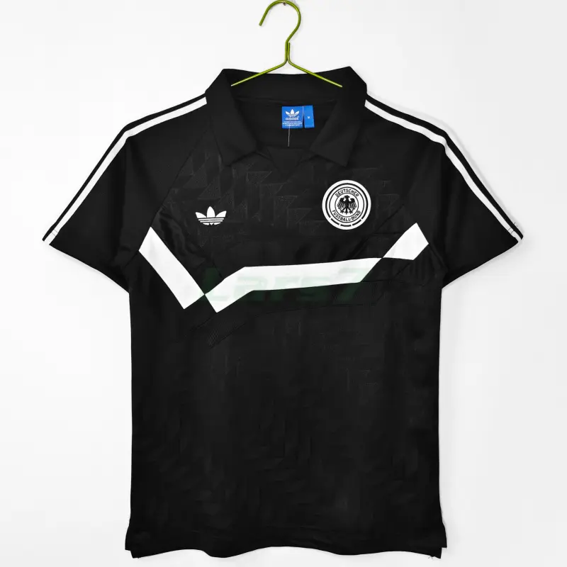 Camiseta Alemania 2ª Equipación Retro 1988/90 Negro