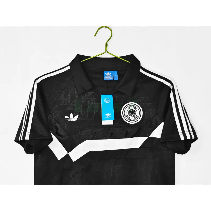 Camiseta Alemania 2ª Equipación Retro 1988/90 Negro