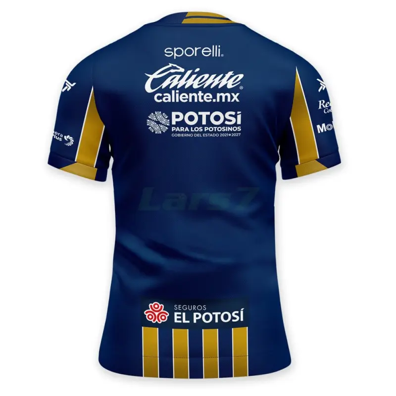 Camiseta Atlético San Luis 2ª Equipación 2025/2026 Azul/Oro