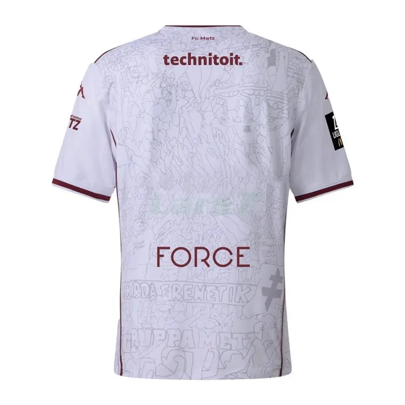 Camiseta FC Metz 2ª Equipación 2025/2026 Blanco