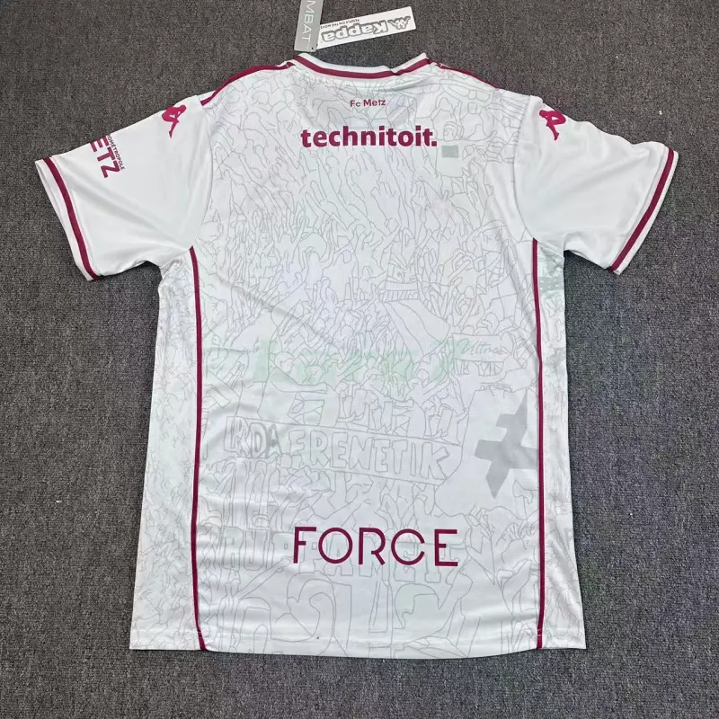 Camiseta FC Metz 2ª Equipación 2025/2026 Blanco