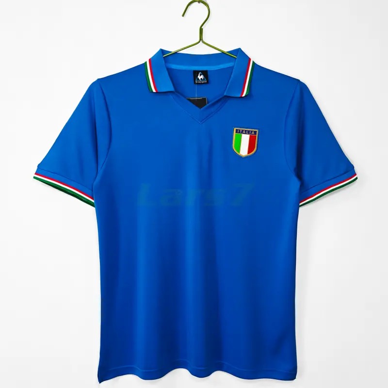 Camiseta Italia 1ª Equipación Retro 1982 Azul