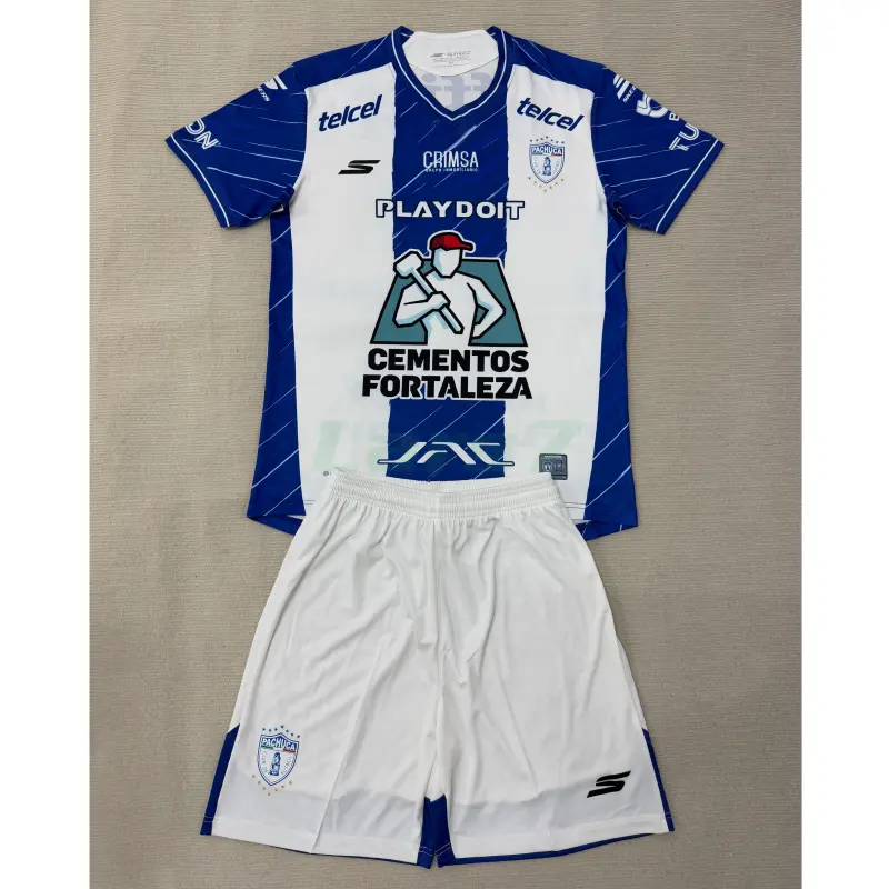 Camiseta Pachuca 1ª Equipación 2025/2026 Blanco/Azul