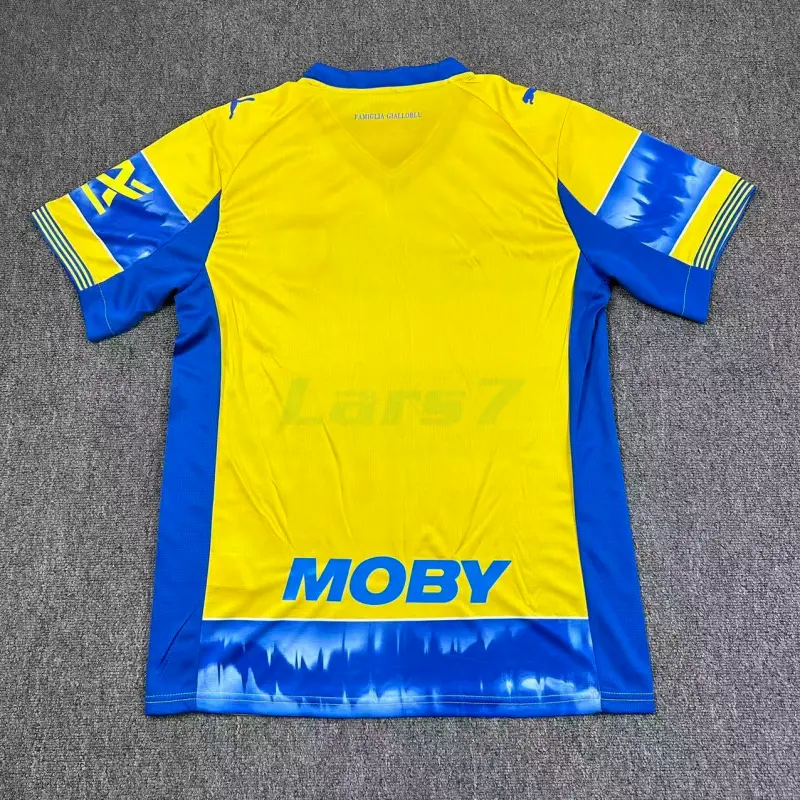 Camiseta Parma Calcio 2ª Equipación 2025/2026 con Publicitaria Azul/Amarillo