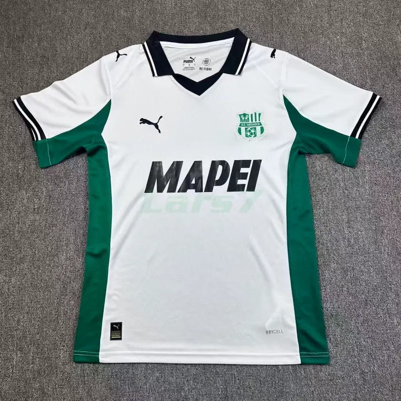 Camiseta Sassuolo 2ª Equipación 2025/2026 Blanco/Verde