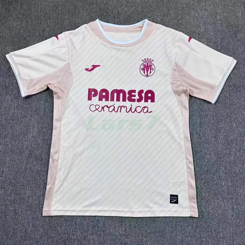 Camiseta Villarreal 2ª Equipación 2025/2026 Blanco Roto