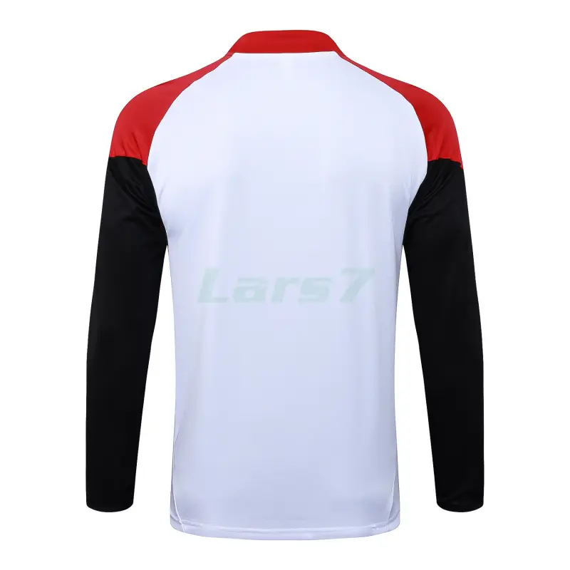 Sudadera De Entrenamiento Arsenal 2025/2026 Blanco/Negro/Rojo