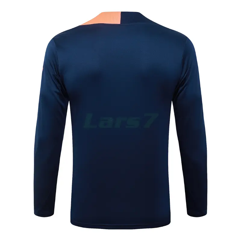 Sudadera De Entrenamiento Barcelona 2025/2026 Azul Marino/Naranja