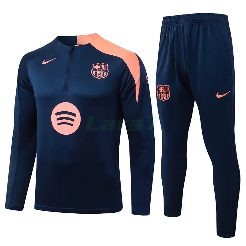 Sudadera De Entrenamiento Barcelona 2025/2026 Kit Azul Marino/Naranja