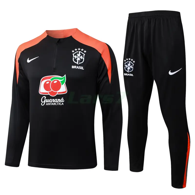 Sudadera De Entrenamiento Brasil 2025/2026 Kit Negro