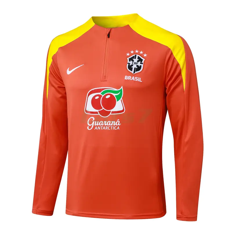 Sudadera De Entrenamiento Brasil 2025/2026 Naranja
