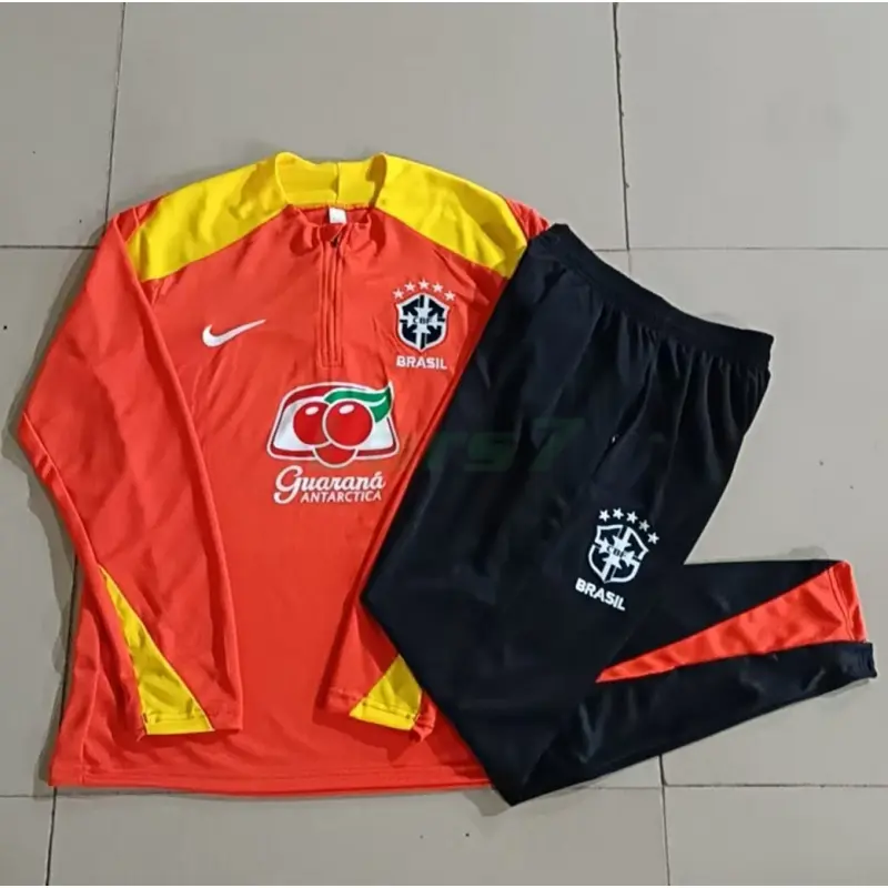 Sudadera De Entrenamiento Brasil 2025/2026 Naranja