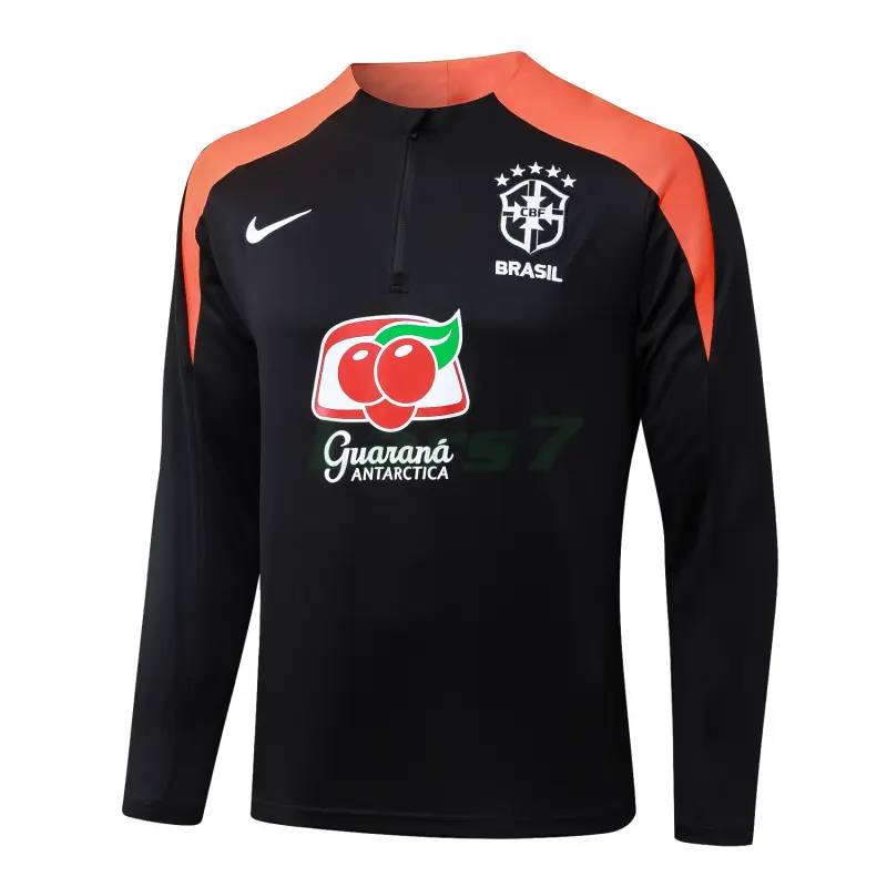 Sudadera De Entrenamiento Brasil 2025/2026 Negro