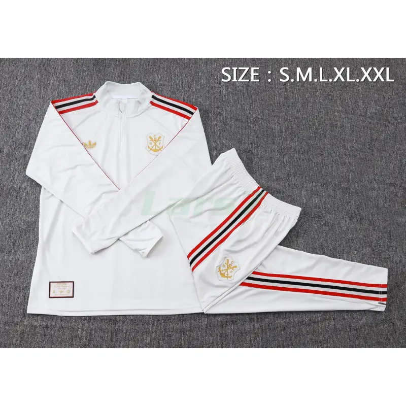 Sudadera De Entrenamiento Flamengo 2025/2026 Kit Gris Claro