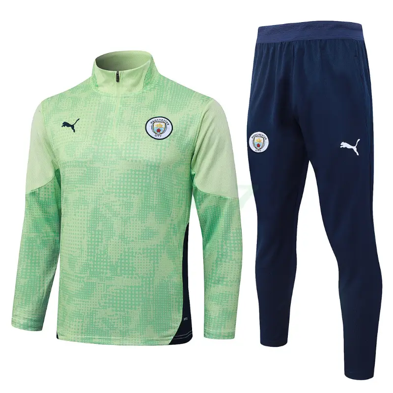 Sudadera De Entrenamiento Manchester City 2025/2026 Kit Verde Claro con Estampado