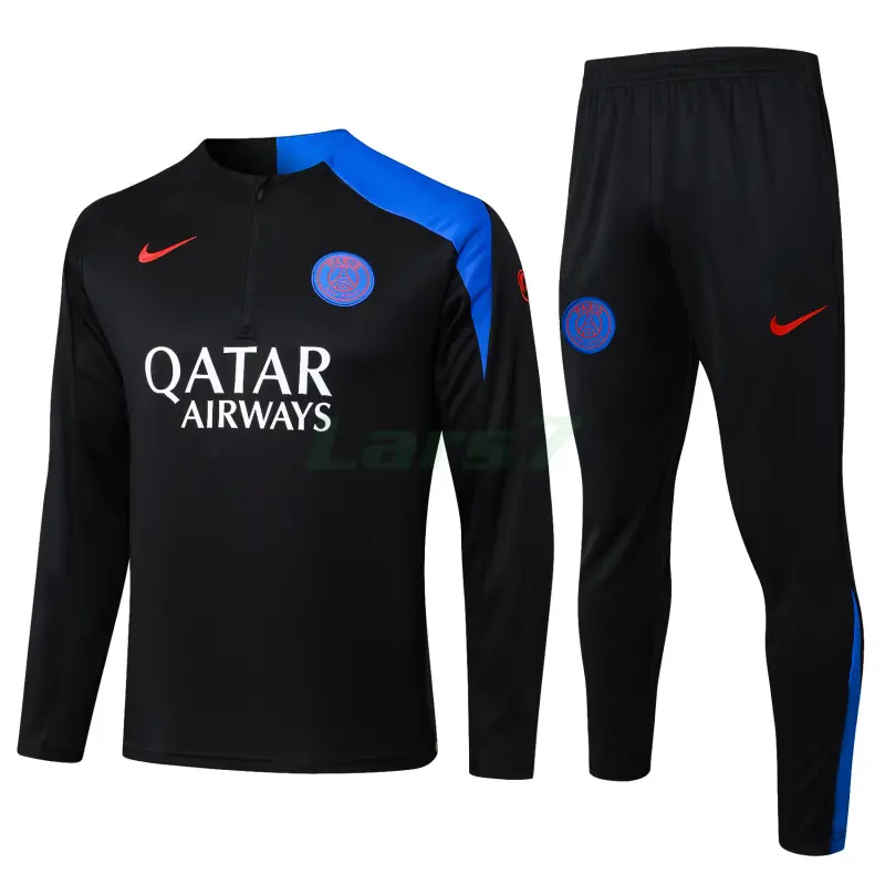 Sudadera De Entrenamiento PSG 2025/2026 Kit Negro/Azul