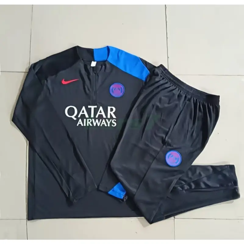 Sudadera De Entrenamiento PSG 2025/2026 Negro/Azul