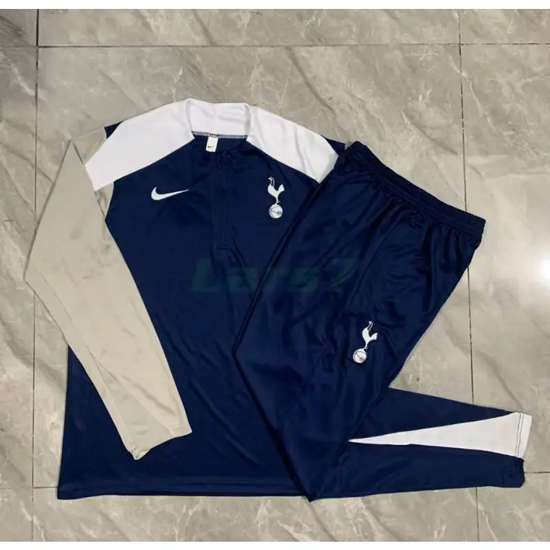 Sudadera De Entrenamiento Tottenham Hotspur 2025/2026 Azul Marino/Gris