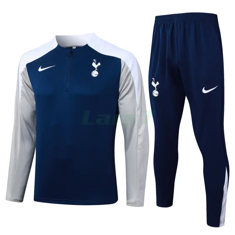 Sudadera De Entrenamiento Tottenham Hotspur 2025/2026 Kit Azul Marino/Gris