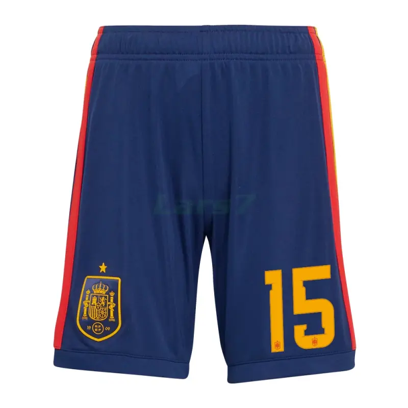 Camiseta Baena 15 España 1ª Equipación 2026 ML Rojo/Azul