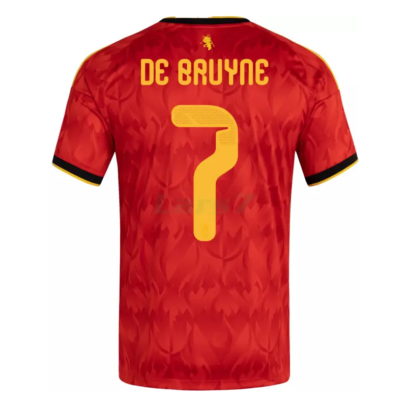Camiseta De Bruyne 7 Bélgica 1ª Equipación Mundial 2026 Rojo