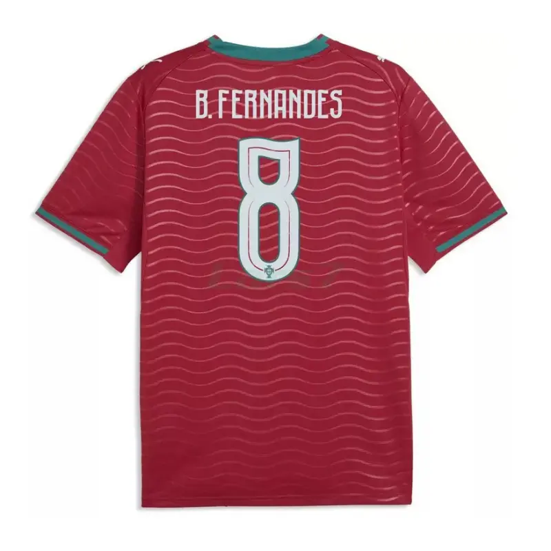 Camiseta B.Fernandez 8 Portugal 1ª Equipación 2026 Rojo