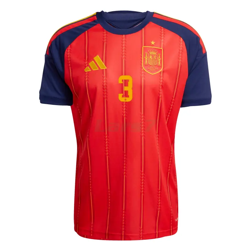 Camiseta Le Normand 3 España 1ª Equipación 2026 Rojo/Azul