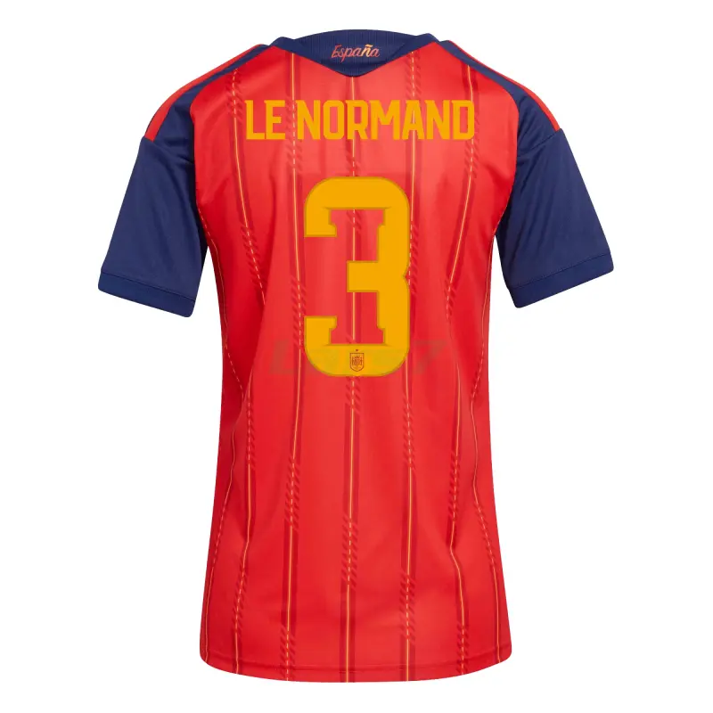 Camiseta Le Normand 3 España 1ª Equipación 2026 Rojo/Azul Mujer