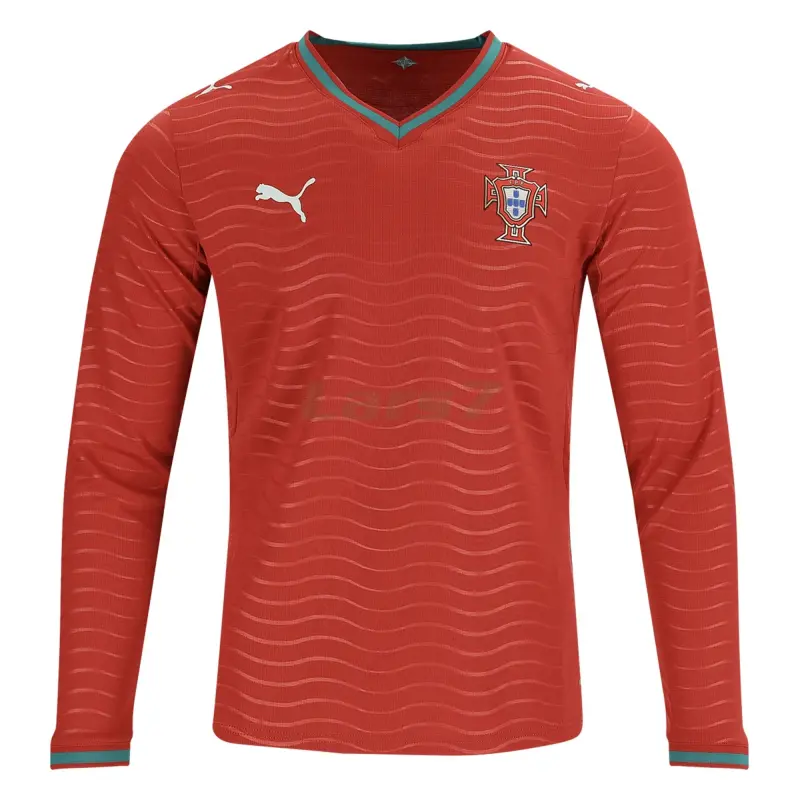 Camiseta Portugal 1ª Equipación Mundial 2026 ML Rojo