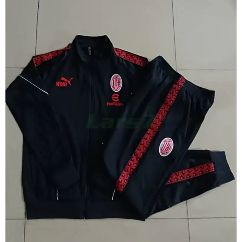 Chandal AC Milan 2025/2026 Negro/Rojo