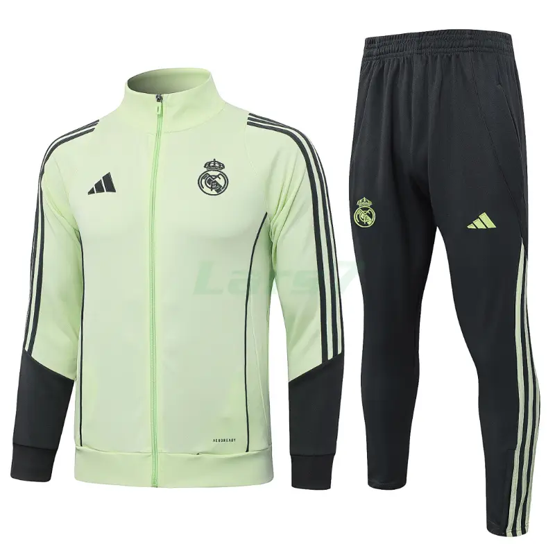 Chandal Real Madrid 2025/2026 Verde Claro/Gris