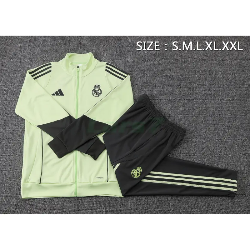 Chandal Real Madrid 2025/2026 Verde Claro/Gris