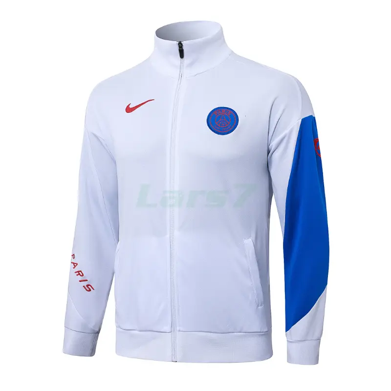 Chaqueta PSG 2025/2026 Blanco/Azul