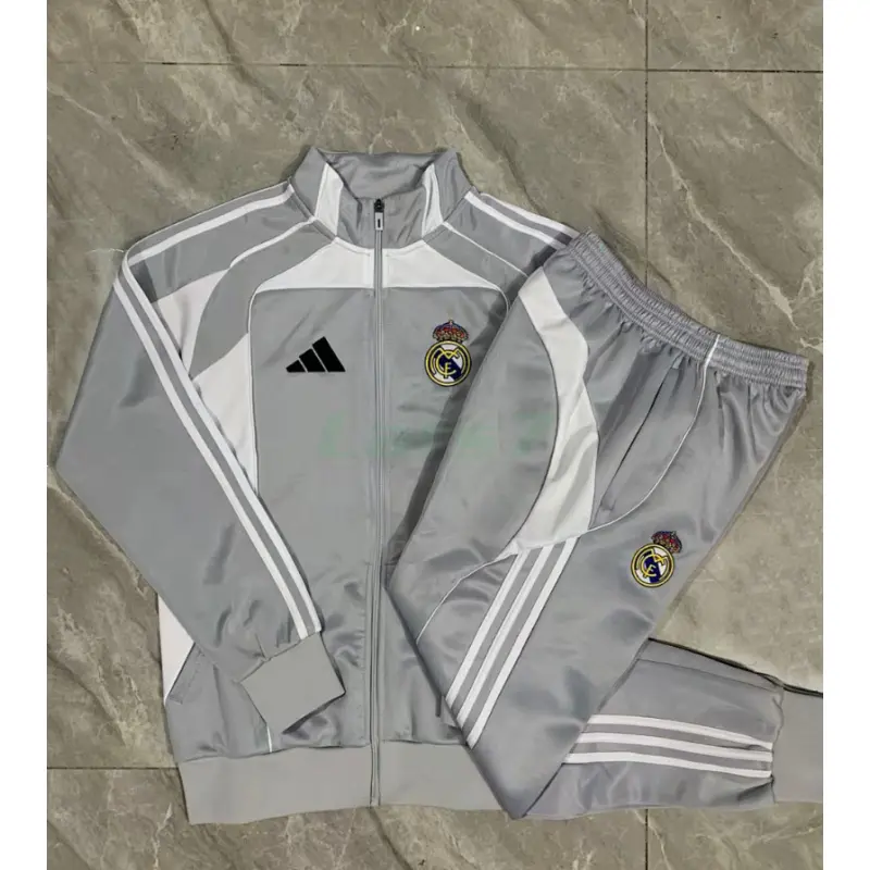 Chaqueta Real Madrid 2025/2026 Gris/Blanco