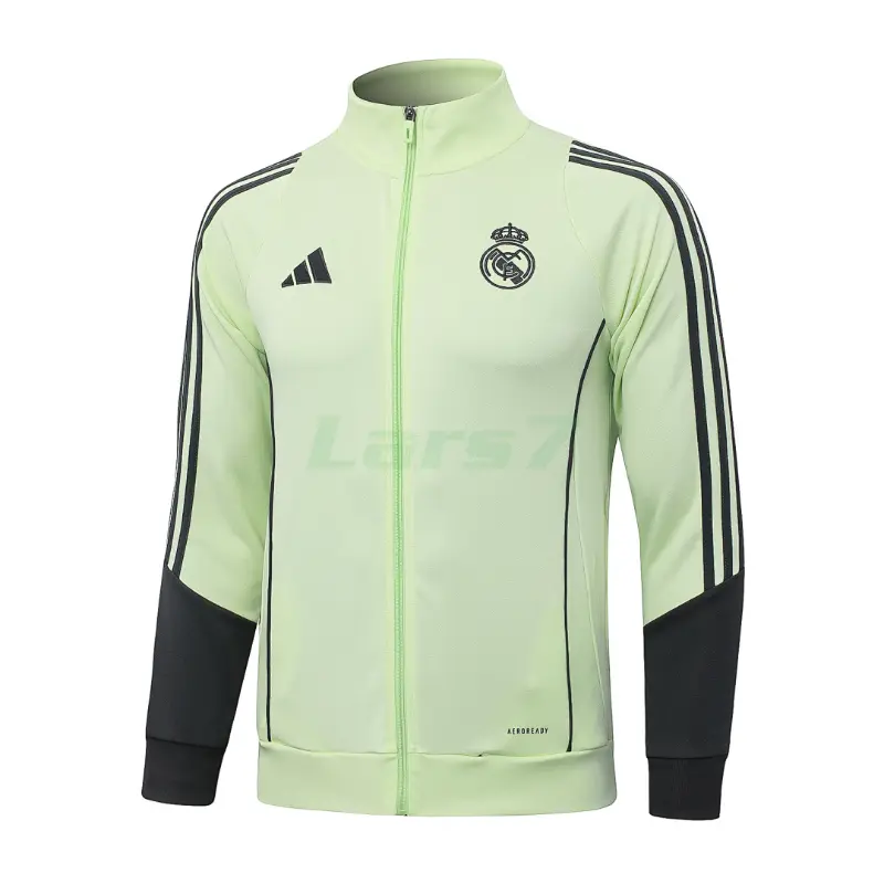 Chaqueta Real Madrid 2025/2026 Verde Claro/Gris