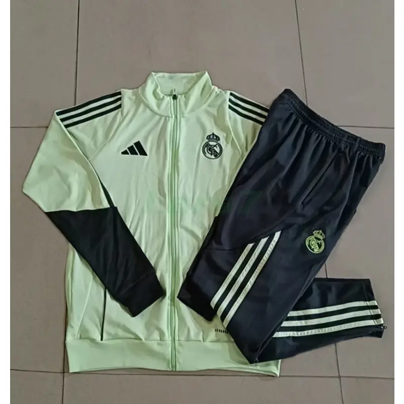 Chaqueta Real Madrid 2025/2026 Verde Claro/Gris